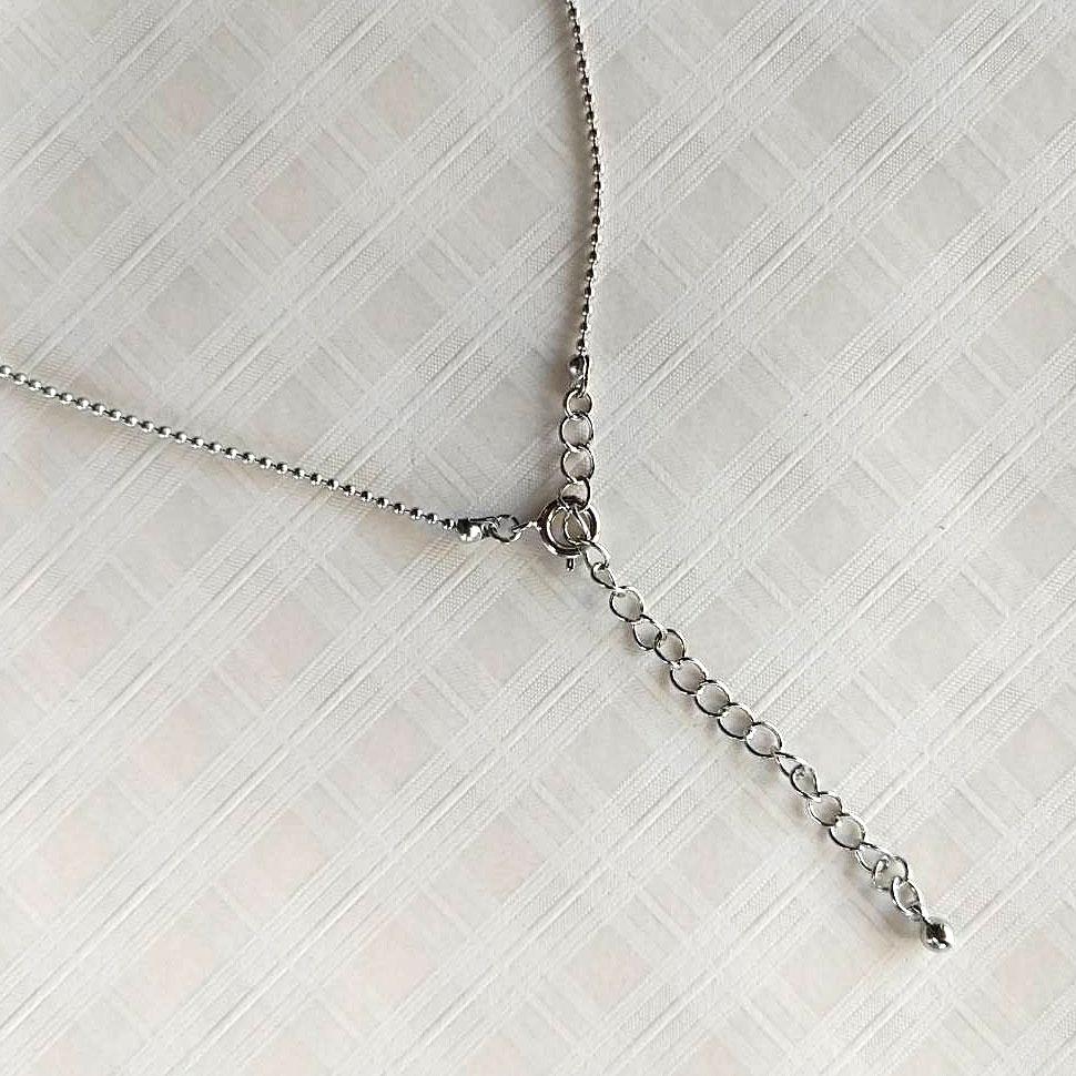 【ベネチアンガラス】モノトーンマーブルペンダント・色柄選択可 | 7枚目